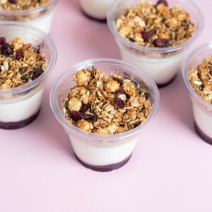 Homemade Granola pots